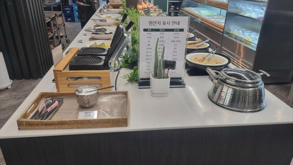 샤브르정원 발산역점 뷔페 라인과 따뜻한 메뉴