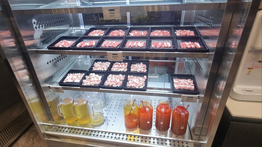 샤브르정원 발산역점 샤브샤브 고기 코너