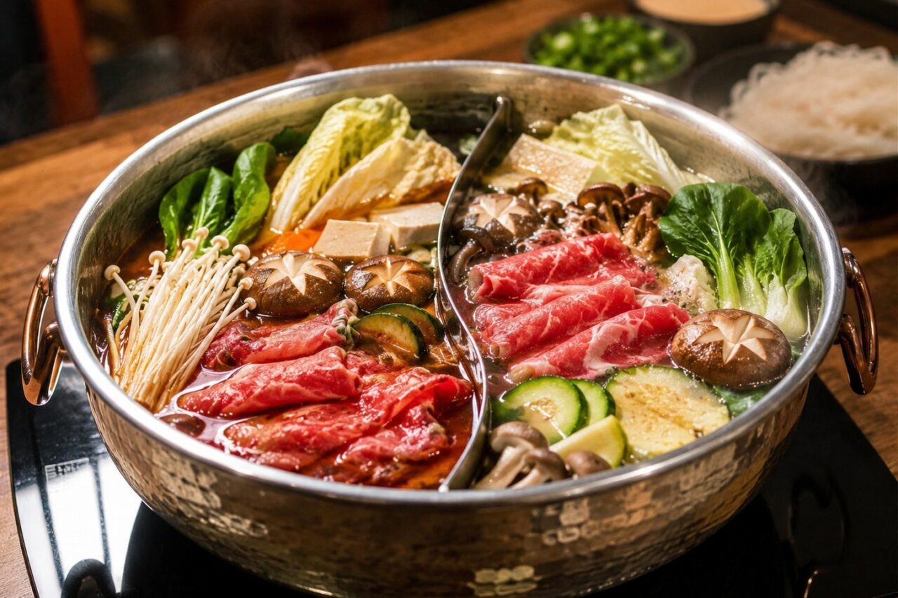 샤브르정원 발산역점 어르신 입맛에 어울리는 따뜻한 원앙 샤브샤브