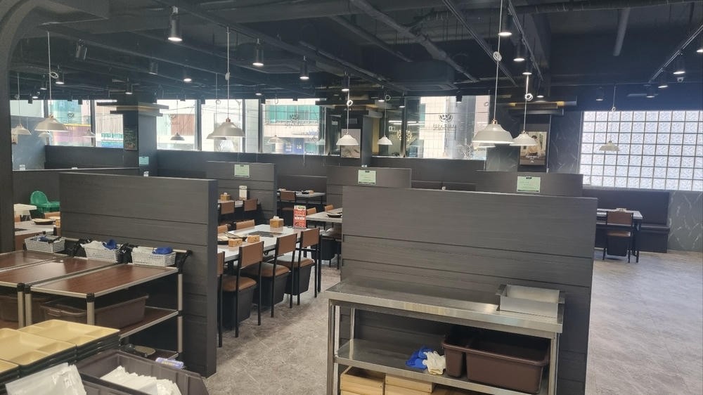 샤브르정원 발산역점 단체 식사 공간