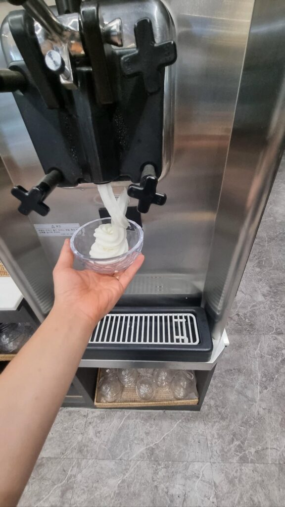 샤브르정원 발산역점 식사 후 아이스크림 디저트