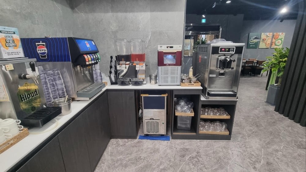 샤브르정원 발산역점 점심 식사 후 음료 코너