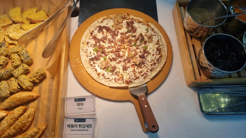 샤브르정원 발산역점 아이 입맛에 맞는 피자 뷔페 메뉴