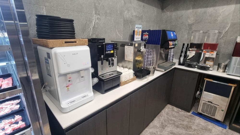 샤브르정원 발산역점 식사 후 마시는 고급원두 커피 코너