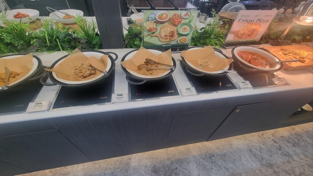 샤브르정원 발산역점 프리미엄 뷔페 라인