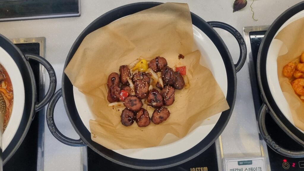 샤브르정원 발산역점 평일 저녁 주말 공휴일 신메뉴 떡갈비 스테이크