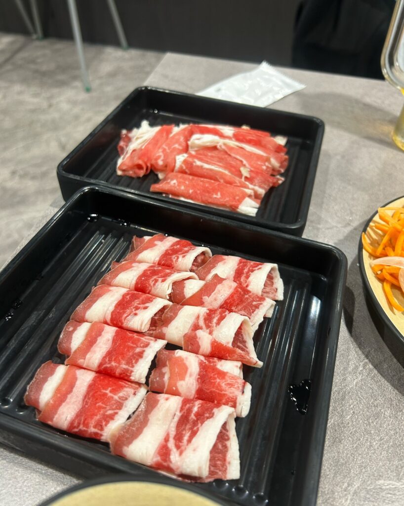 샤브르정원 발산역점 100분 식사와 샐러드바 후기