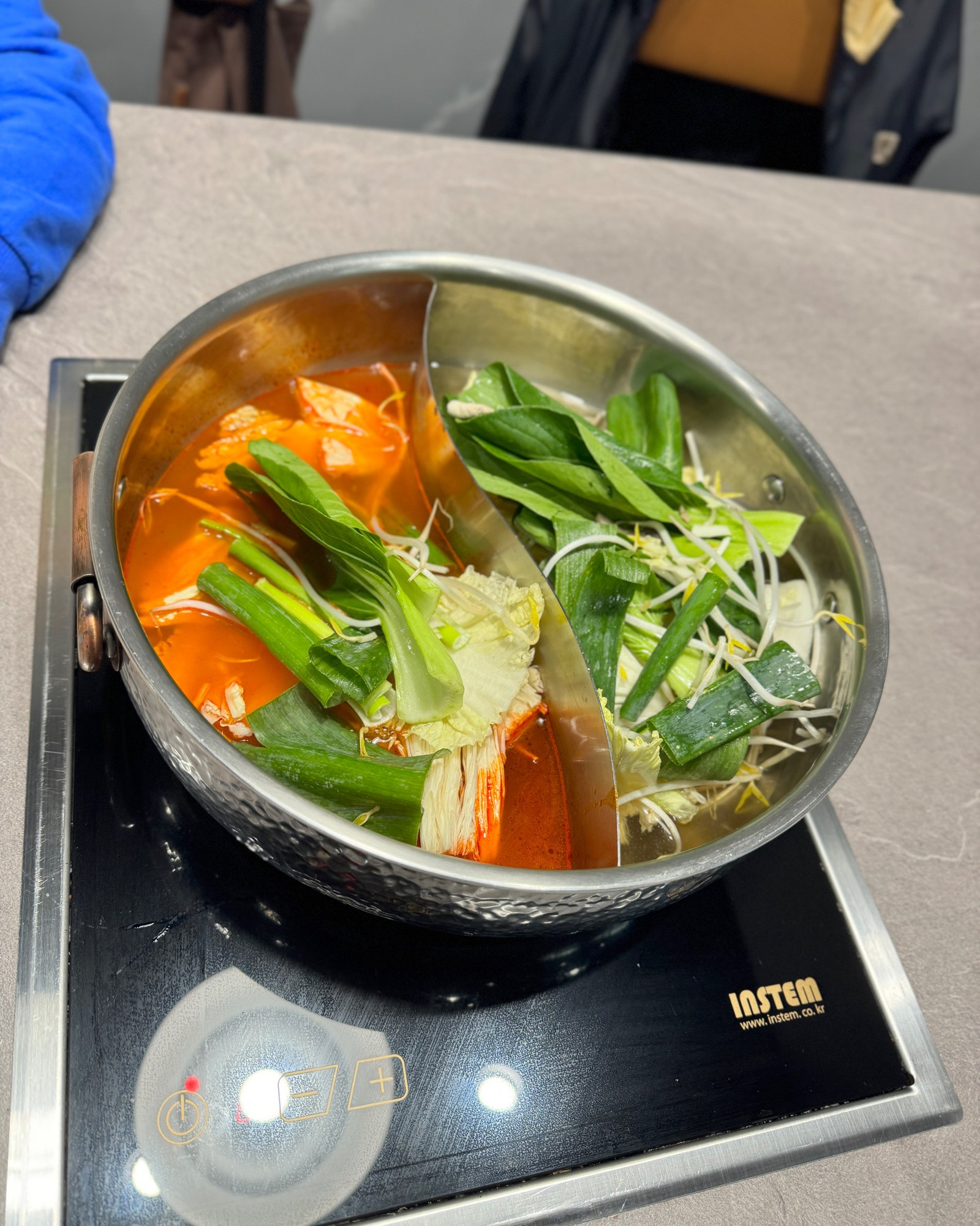 샤브르정원 발산역점 손질된 야채와 깔끔한 식사 리뷰 사진