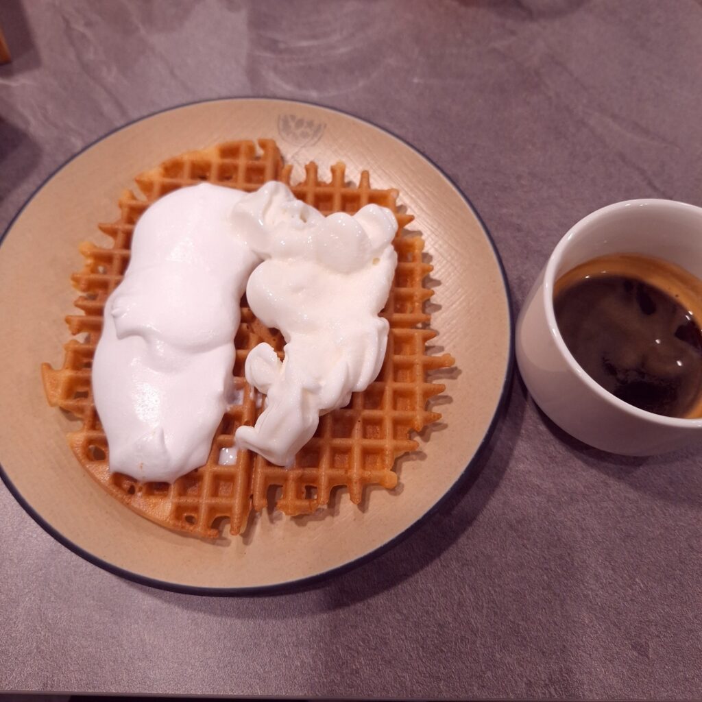 샤브르정원 발산역점 와플 후식 후기