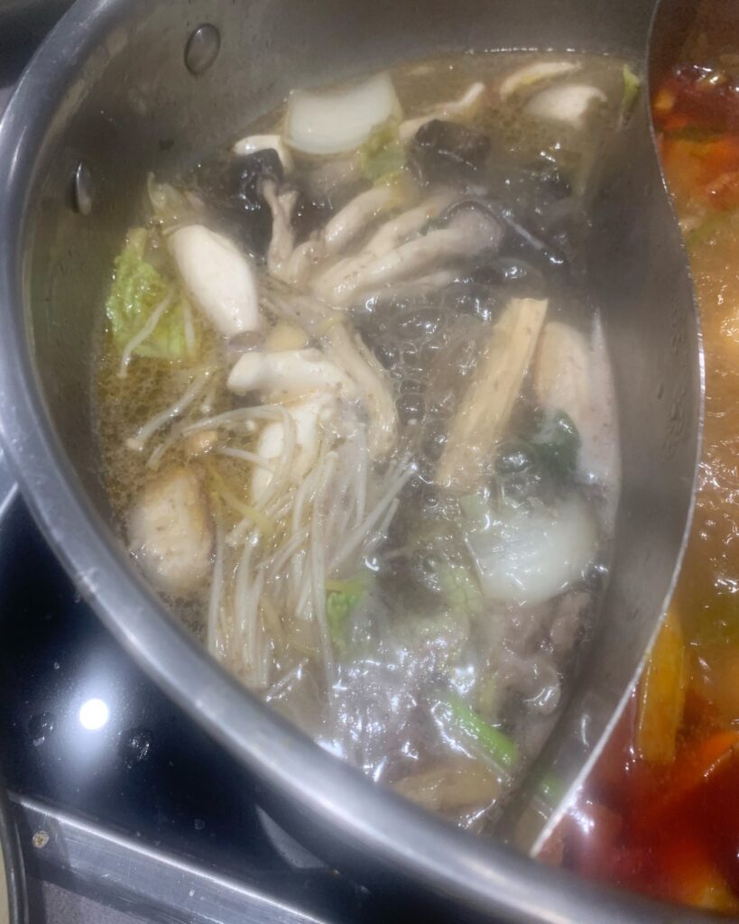 샤브르정원 발산역 샤브샤브 리뷰 버섯과 육수