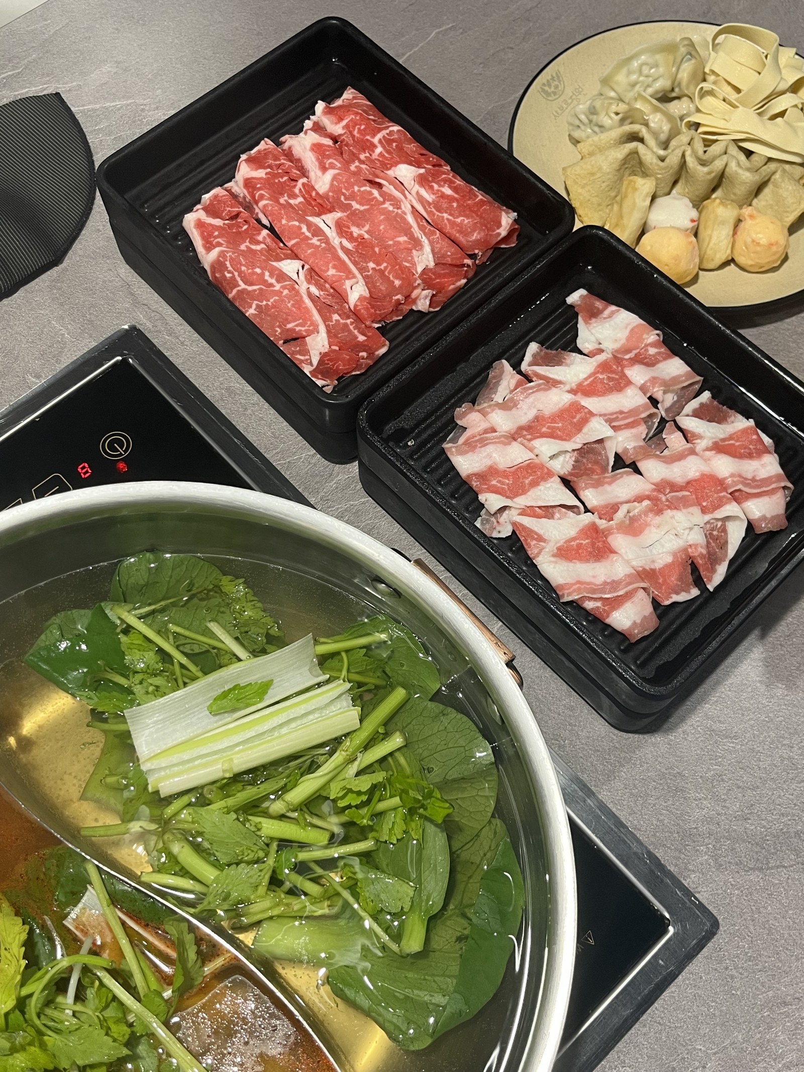 샤브르정원 발산역점 고기 야채 신선도 고객 후기 사진