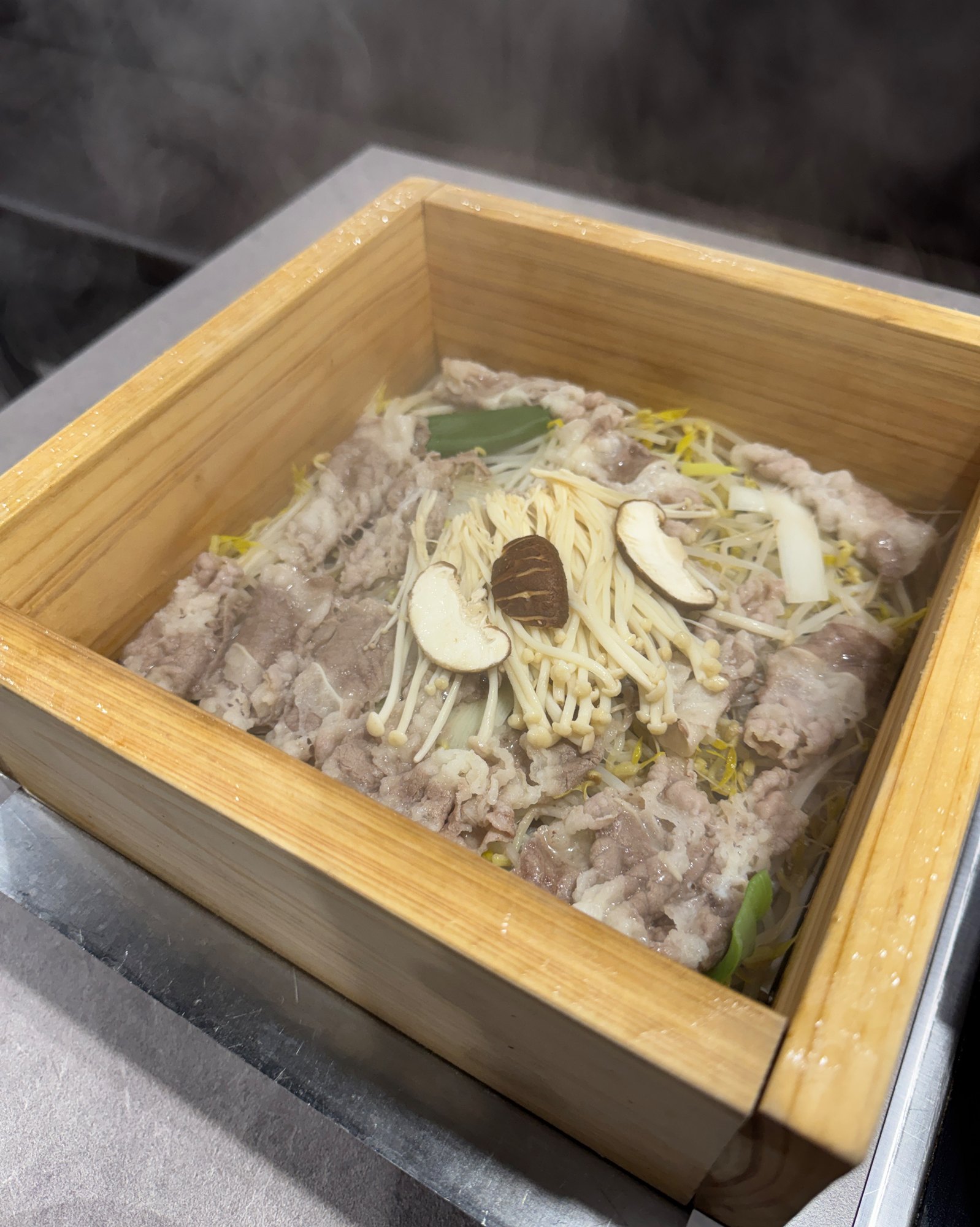 샤브르정원 발산역점 편백찜 구성 리뷰 사진